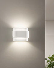 Applique LOOP 2 Luci Led (G9) 20 cm In Gesso