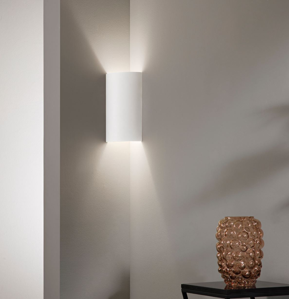 Applique PANTHEON 2 Luci Led (E27) 33 cm In Gesso