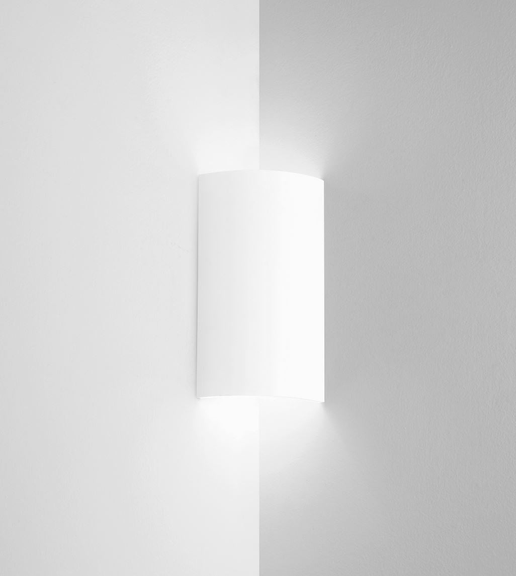 Applique PANTHEON 2 Luci Led (E27) 33 cm In Gesso
