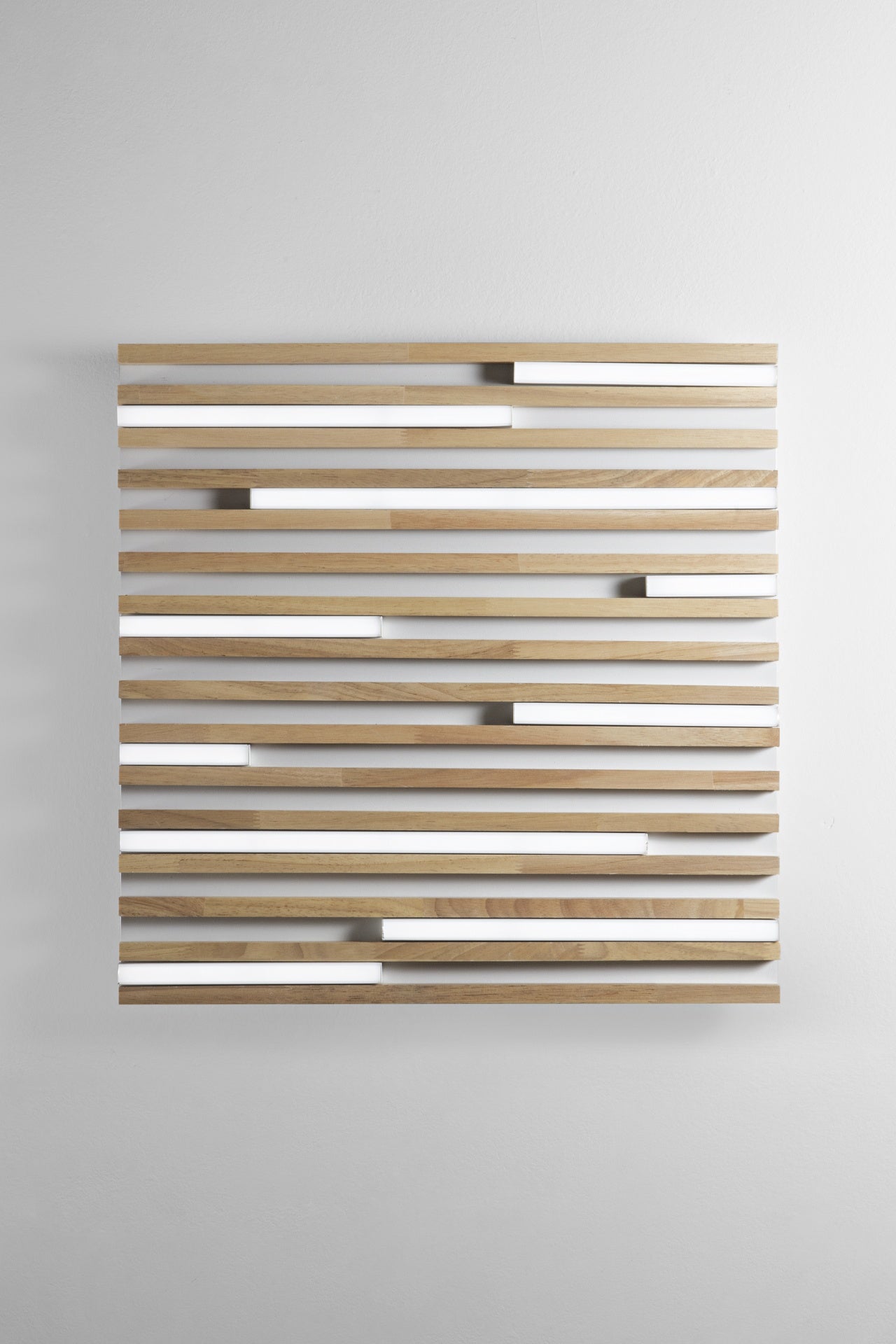 Plafoniera KUMA CCT Quadrata 50 cm In Legno