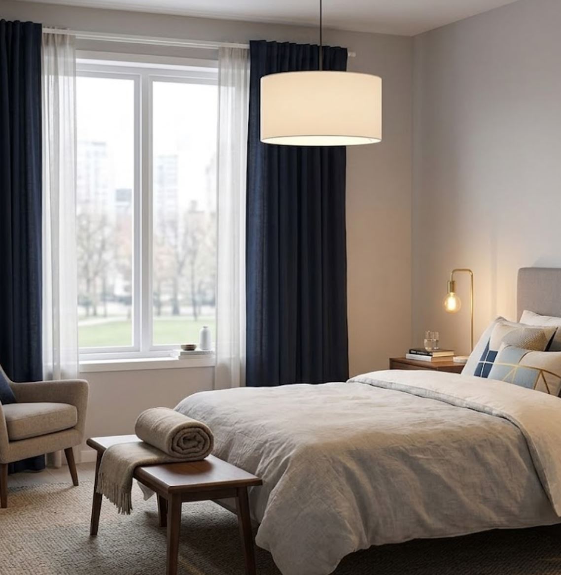 Abat-jour ORCHESTRA E27 35 cm en Tissu