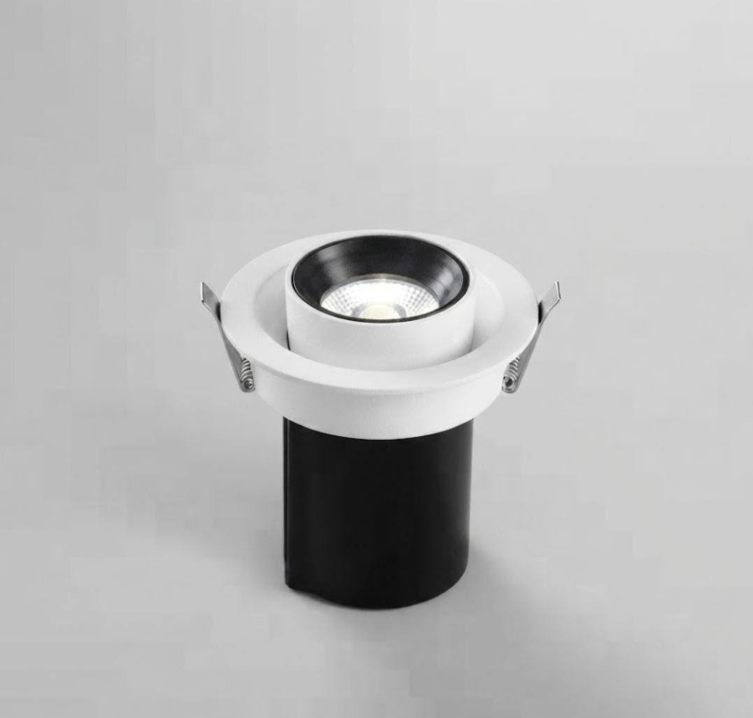Incasso Cilindro Estraibile Outsider Bianco Led 30w CCT Ottica 36 CRI90 Intec