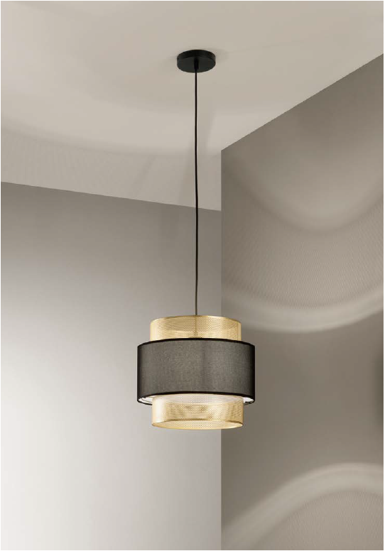 Lampadario LOUNGE S35 a Sospensione Led(E27) 200 cm In Metallo