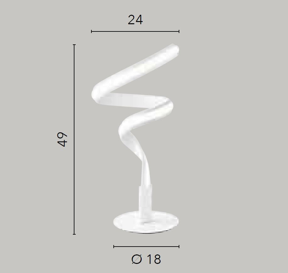 Lampada MYSTRAL CCT 50 cm 15W In Alluminio