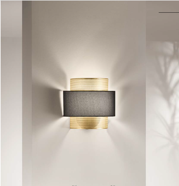 Applique LOUNGE Led(E27) 25 cm In Metallo