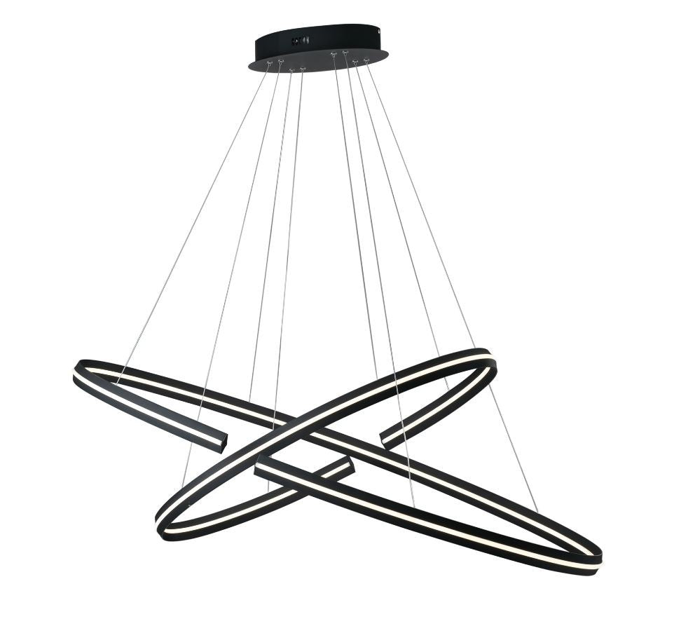 Lampadario CLARKE a sospensione Led 120 cm 88w In Alluminio