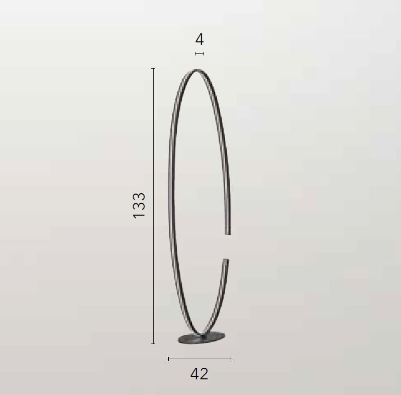 Piantana CLARKE Led133 cm 25w In Alluminio