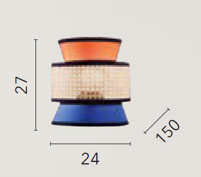 Applique GAZEBO Led(E27) 27 cm