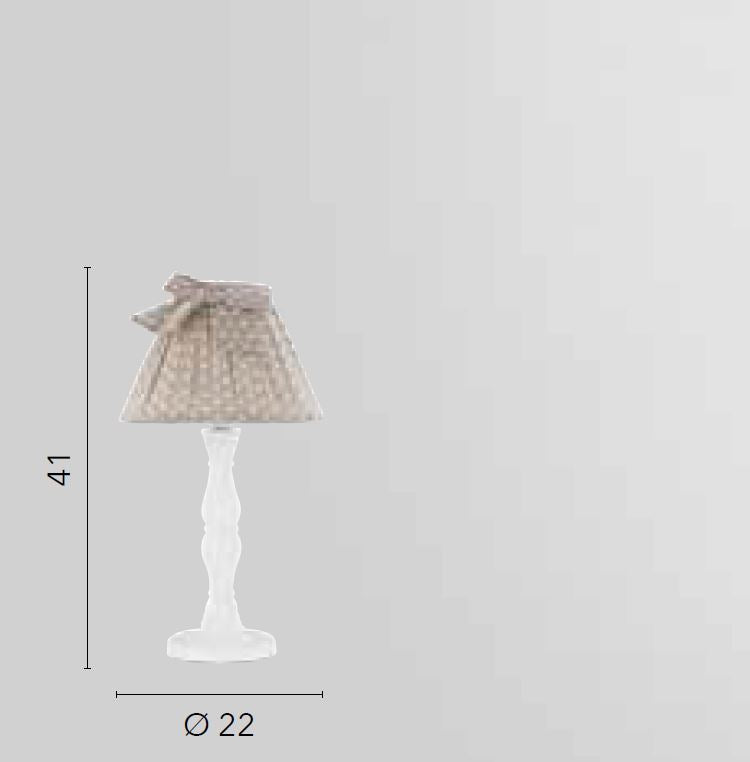 Abatjour SWEET Led(E14) 41 cm in Legno