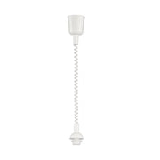 Pendel Saliscendi bianco (E27) In Plastica