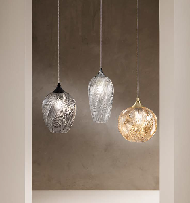 Lampadario MAJESTY S16 a Sospensione Led(E27) 240 cm in Vetro