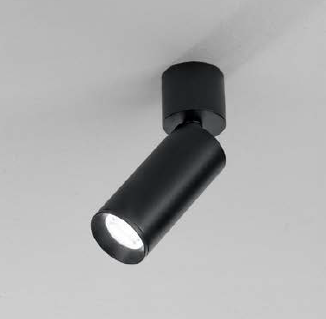 Plafoniera PLAUTO 1 Portalampada Led(GU10 mini) 13 cm in Metallo