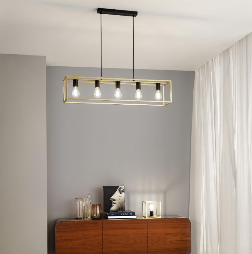 Lampadario KIMERA a sospensione Led 100cm In  Metallo