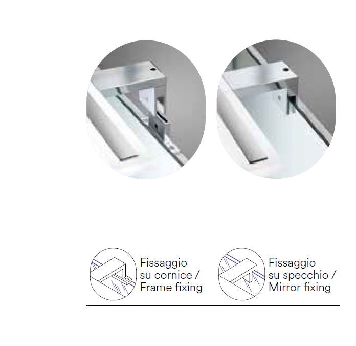 Applique AQA 30 cm LED 8 W In Alluminio