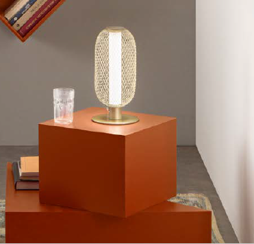 Lampada INKAS CCT Da Comodino  26 cm 18 W In Alluminio