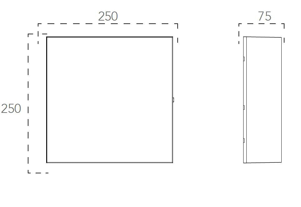 Applique TOGO CCT 7,5 cm LED 20 W In Acrilico