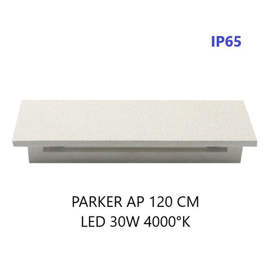 Applique PARKER LED  120 cm 30 W In Cemento