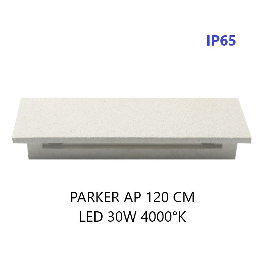 Applique PARKER LED  120 cm 30 W In Cemento
