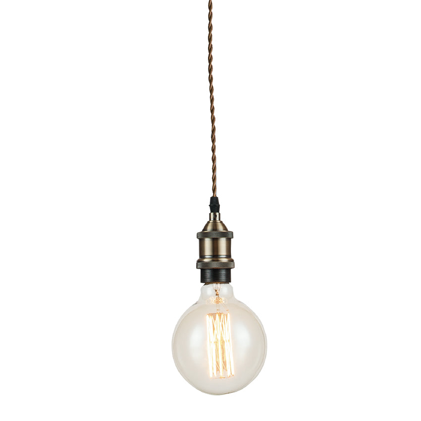 Lampada VINTAGE a Sospensione Led(E27) 126 cm In Alluminio