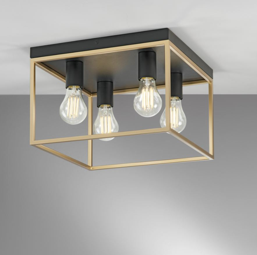 Plafoniera KIMERA Led 35cm 4 luci In Metallo