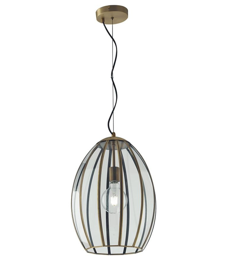 Lampadario CHESTER XL a Sospensione 137 cm In Vetro