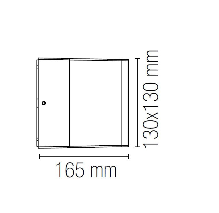 Applique BOOSTER 13 cm LED E27 In Metallo