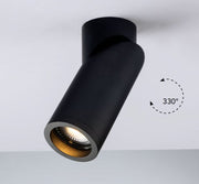 Plafoniera GENESIS orientabile 15,5 cm e in alluminio