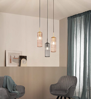 Lampadario VENICE a Sospensione Led (E27) 202 cm In Vetro
