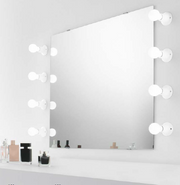 Base DOUBLEAU Curva per Lampada E27 da Bagno In Termoplastica