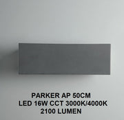 Applique PARKER LED CCT 50 cm 16 W In Cemento