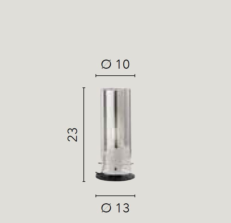 Lampada Magic Led(E27) 23 cm In Vetro