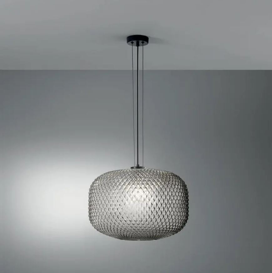 Lampadario ASHFORD a Sospensione E27 40 cm in Vetro