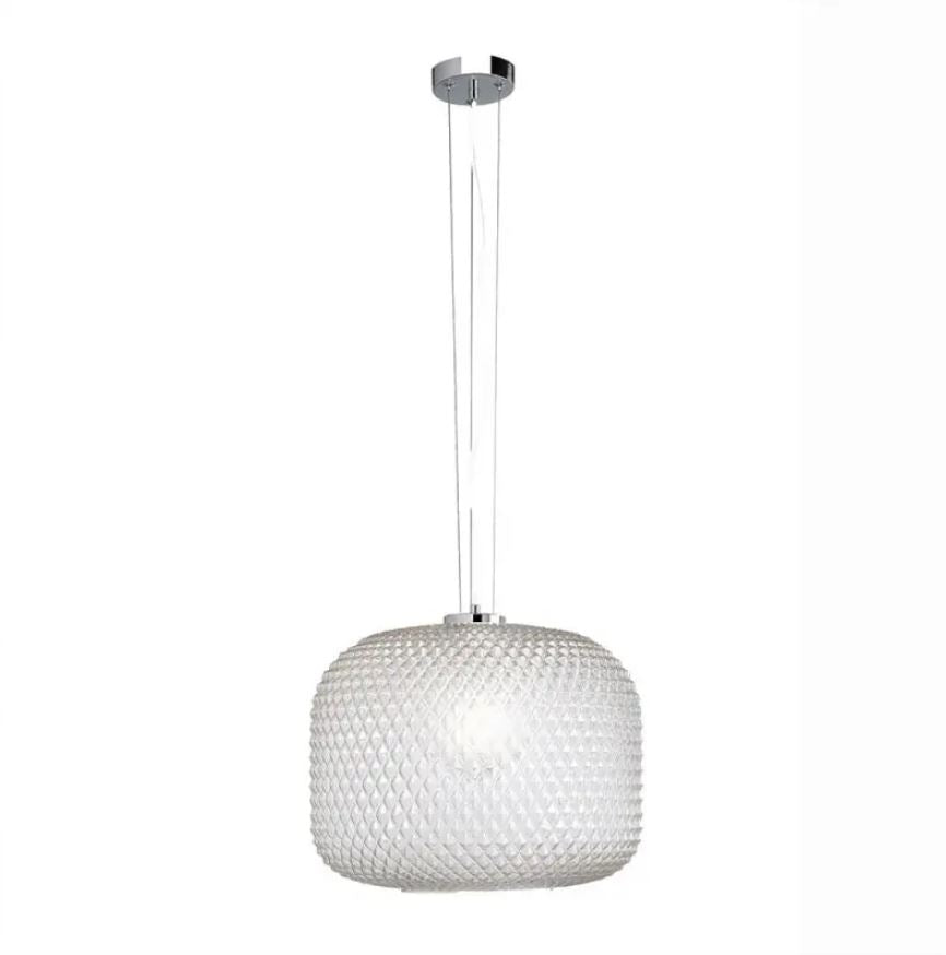 Lampadario ASHFORD a Sospensione E27 40 cm in Vetro