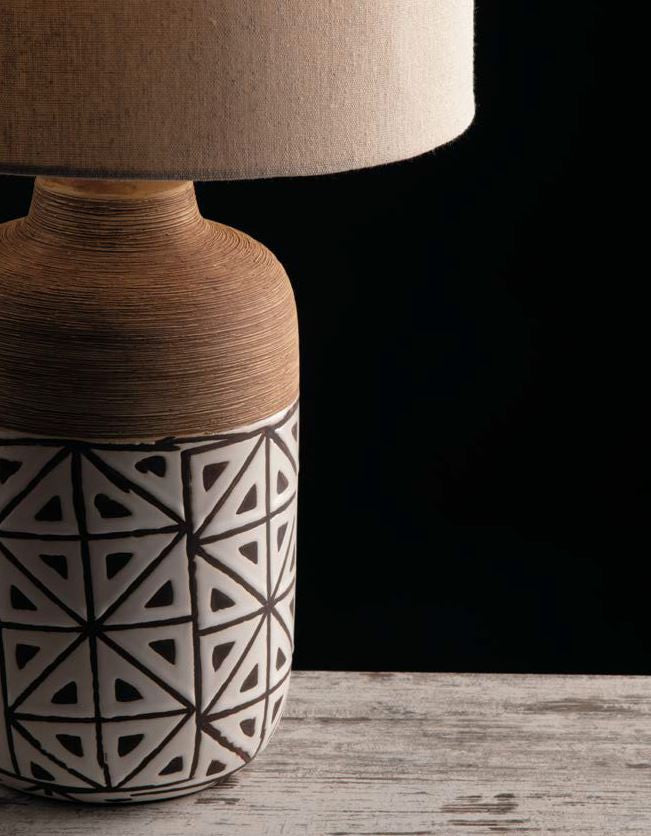 Lampada VIETRI da tavolo Led(E27) 41 cm in Ceramica