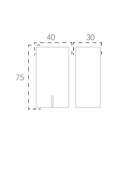 Applique LASER 7,5 cm LED 3 W In Termoplastica