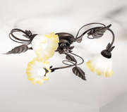 Plafoniera TRISTANO 3 Luci Led (E14) 68 cm In Metallo