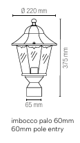 Applique Milano 41.5 cm LED E27 In Alluminio