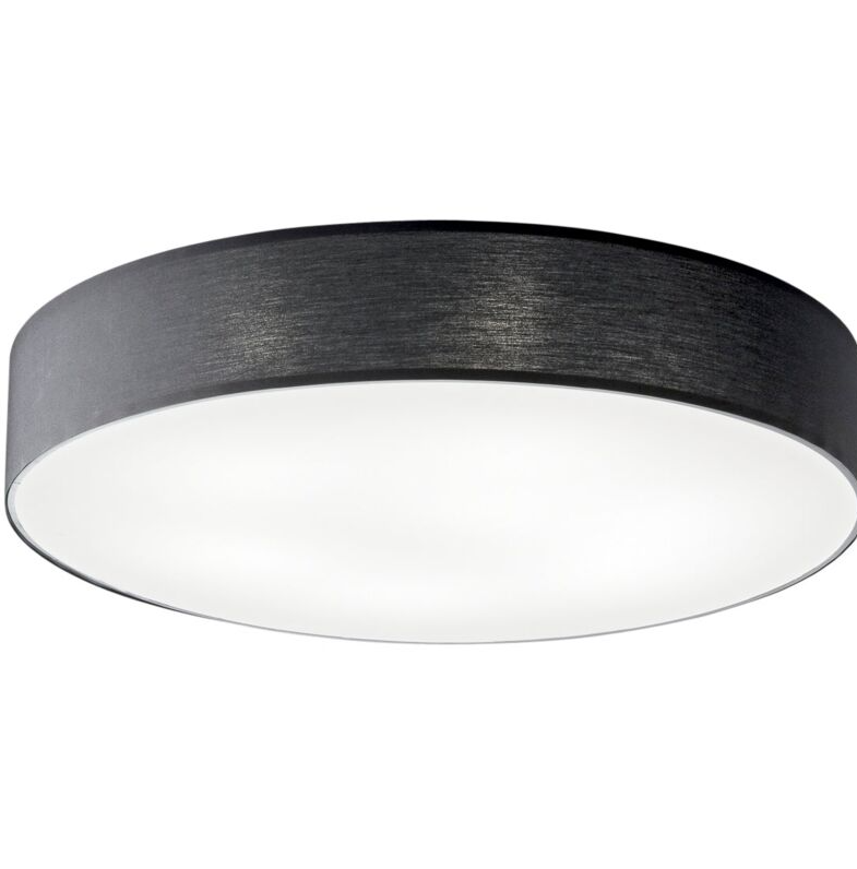 Plafoniera CAPITAL 10 Luci Led (E27) 98 cm In Metallo e Tessuto