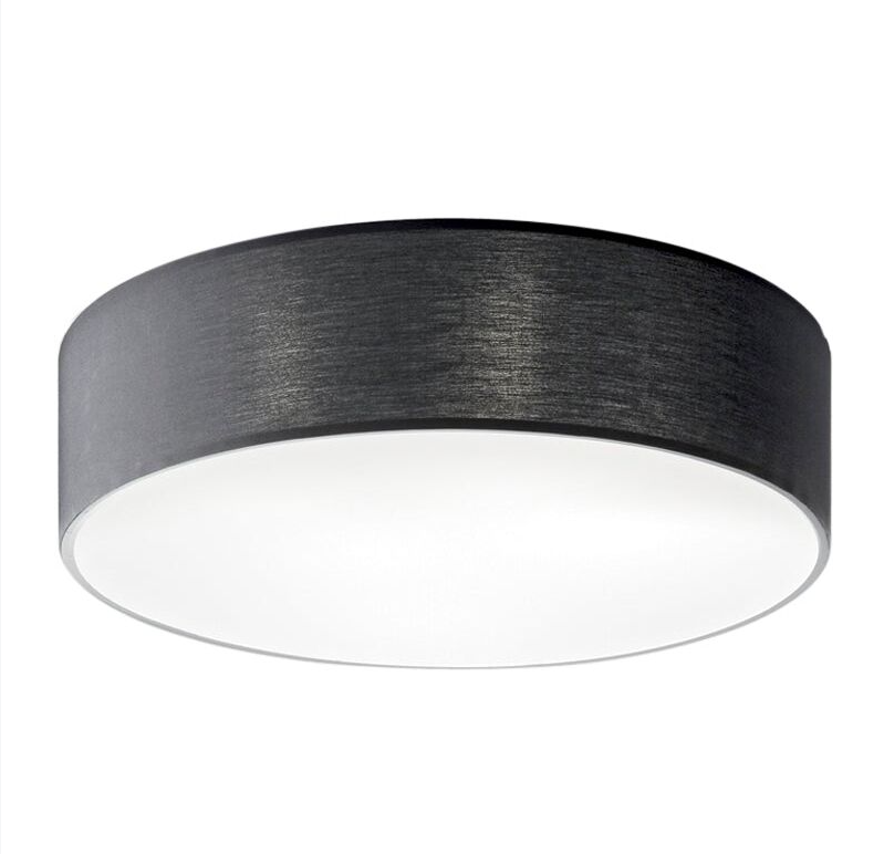Plafoniera CAPITAL 4 Luci Led (E27) 57 cm In Metallo e Tessuto