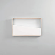 Applique Cornice Rettangolare Oro Luce Indiretta Led CCT Alba RT40 Fan Europe