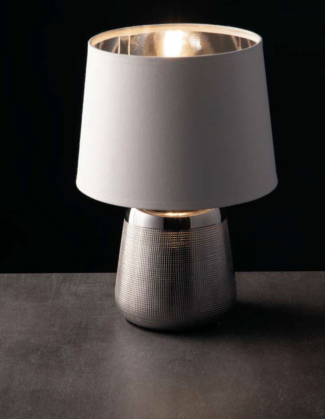 Lampada ECSTASY da Comodino Led(E14) 29 cm in Cromo