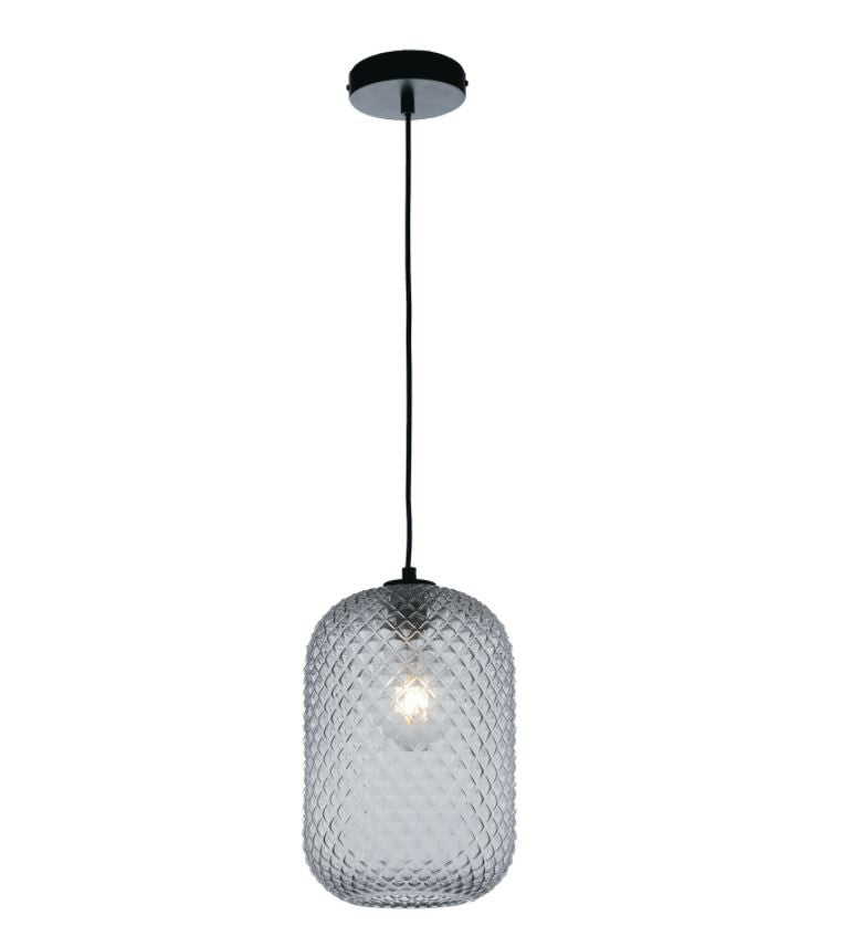 Lampadario ASHFORD a Sospensione E27 20 cm in Vetro