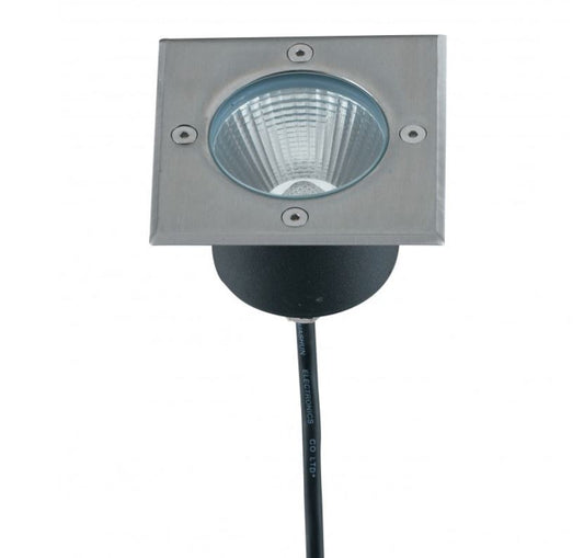 Segnapasso WALK Quadrato 7,8 cm LED 8 W In Acciaio