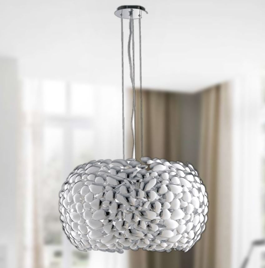 Lampadario DIONISIO a sospensione 3 Luci  Led(E27) 48 cm In Metallo