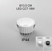 QUANTUM LED CCT 13.5 cm 18w recessed aluminium spotlight