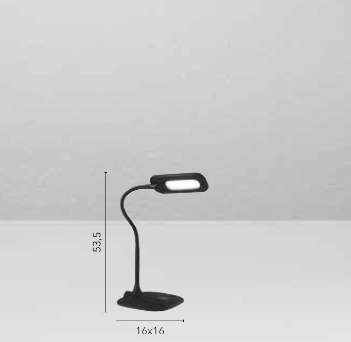 DARWIN Desk Lamp 53.5cm 4.8W Adjustable Light Metal