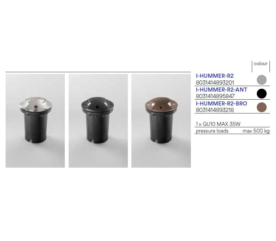 HUMMER R2 10.5cm Stainless Steel Step Light
