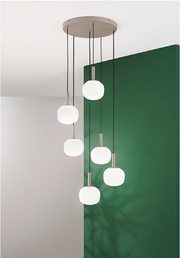 Lampada ERIS S6 a Sospensione 200 cm in Vetro