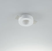 Faretto MINI Rotondo 7 cm da incasso bianco in gesso