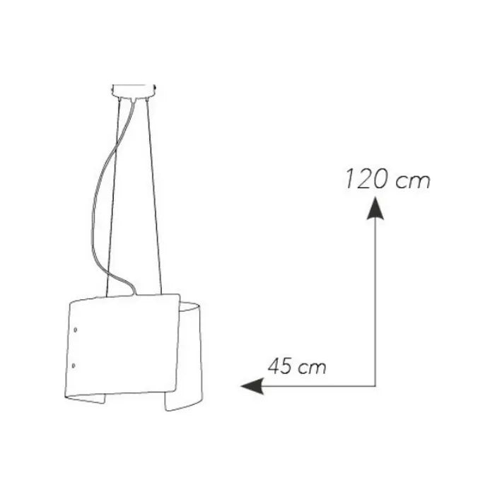 GIBUS E27 30 cm Glass Ceiling Light